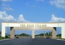 Nhà 3 lầu, mặt tiền đường 40m tại KDC Star Village Long Thới, Nhà Bè.