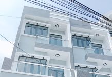 Nhà 1 Trệt, 2 Lầu, 4 Phòng , Sổ Riêng hỗ trợ vay Ngân Hàng